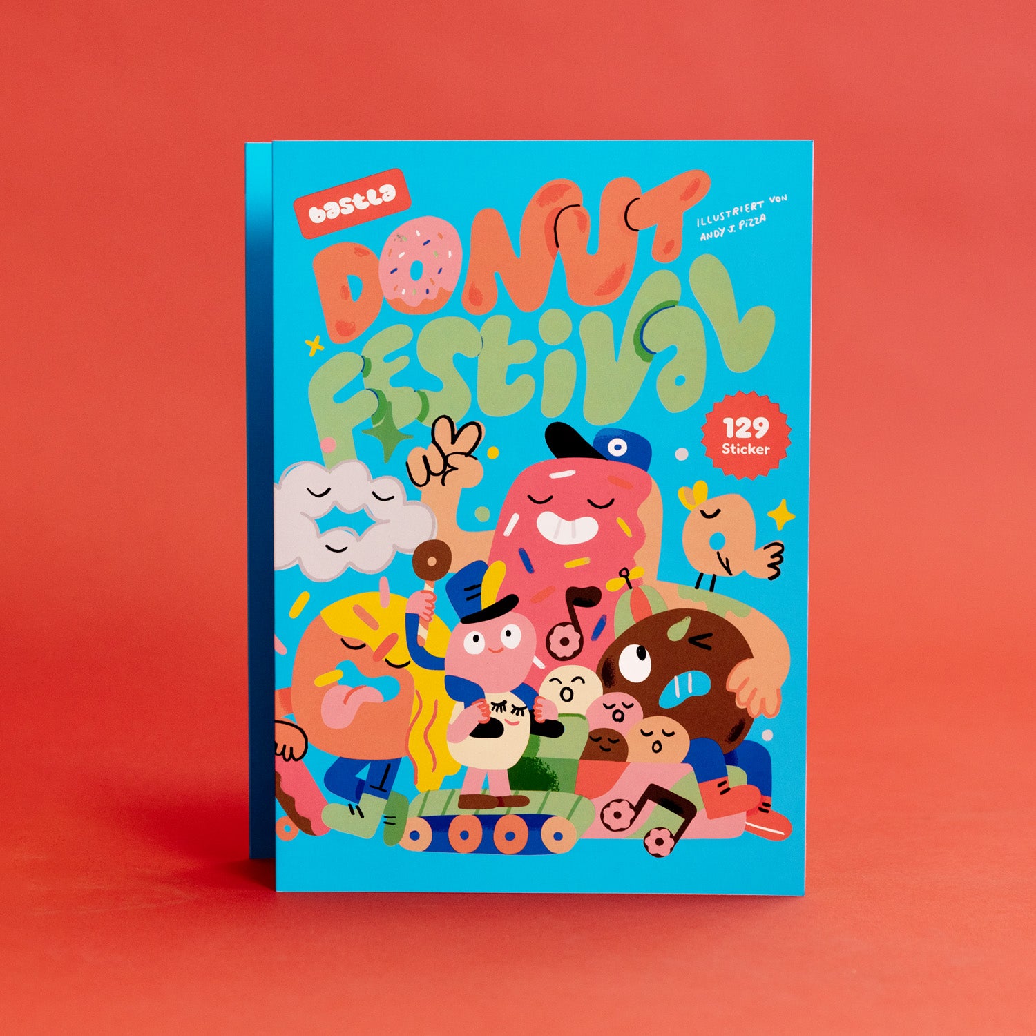Donut Festival Sticker mit Leporello